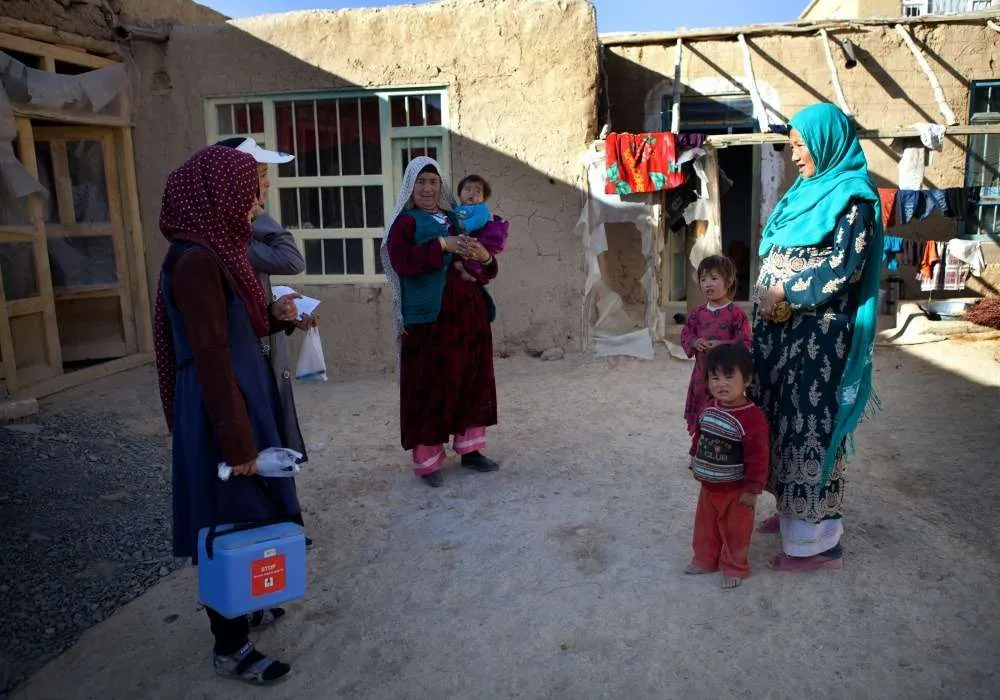 Afghan women eradicating polio Dr Fariba, Provincial Polio Officer in Kabul